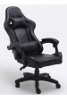 Obrázok pre Topeshop FOTEL REMUS CZERŃ kancelářská a počítačová židle Polstrované sedadlo Polstrovaná zádová opěrka