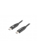 Obrázok pre Kabel LANBERG USB-C M/M 2.0 0,5 m PREMIUM QC 4.0 PD