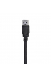 Obrázok pre Lanberg CA-USBA-30CU-0010-BK USB kabel 1m 3.0 USB A Černá
