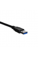 Obrázok pre Lanberg CA-USBA-30CU-0010-BK USB kabel 1m 3.0 USB A Černá