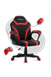 Obrázok pre Herní židle pro děti Huzaro Ranger 1.0 Red Mesh, černá, červená
