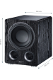 Obrázok pre Magnat Alpha RS8 Aktivní subwoofer 80 W Černá