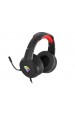 Obrázok pre GENESIS Neon 200 Sluchátka s mikrofonem Kabel Přes hlavu Hraní USB Typ-A Černá, Červená
