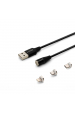 Obrázok pre Savio CL-155 USB kabel 2 m USB 2.0 USB C Micro USB A/Lightning Černá