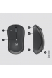 Obrázok pre Logitech MK295 Silent Wireless Combo klávesnice Obsahuje myš Kancelář USB QWERTY US Mezinárodní Grafit