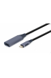 Obrázok pre Cablexpert A-USB3C-HDMI-01 adaptér k video kabelům 0,15 m USB typu C Šedá