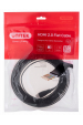 Obrázok pre UNITEK HDMI CABLE 2.0 4K60HZ FLAT 5M C11063BK-5M - Kabel - Digital/Display/Video HDMI kabel 5 m HDMI Typ A (standardní) Černá